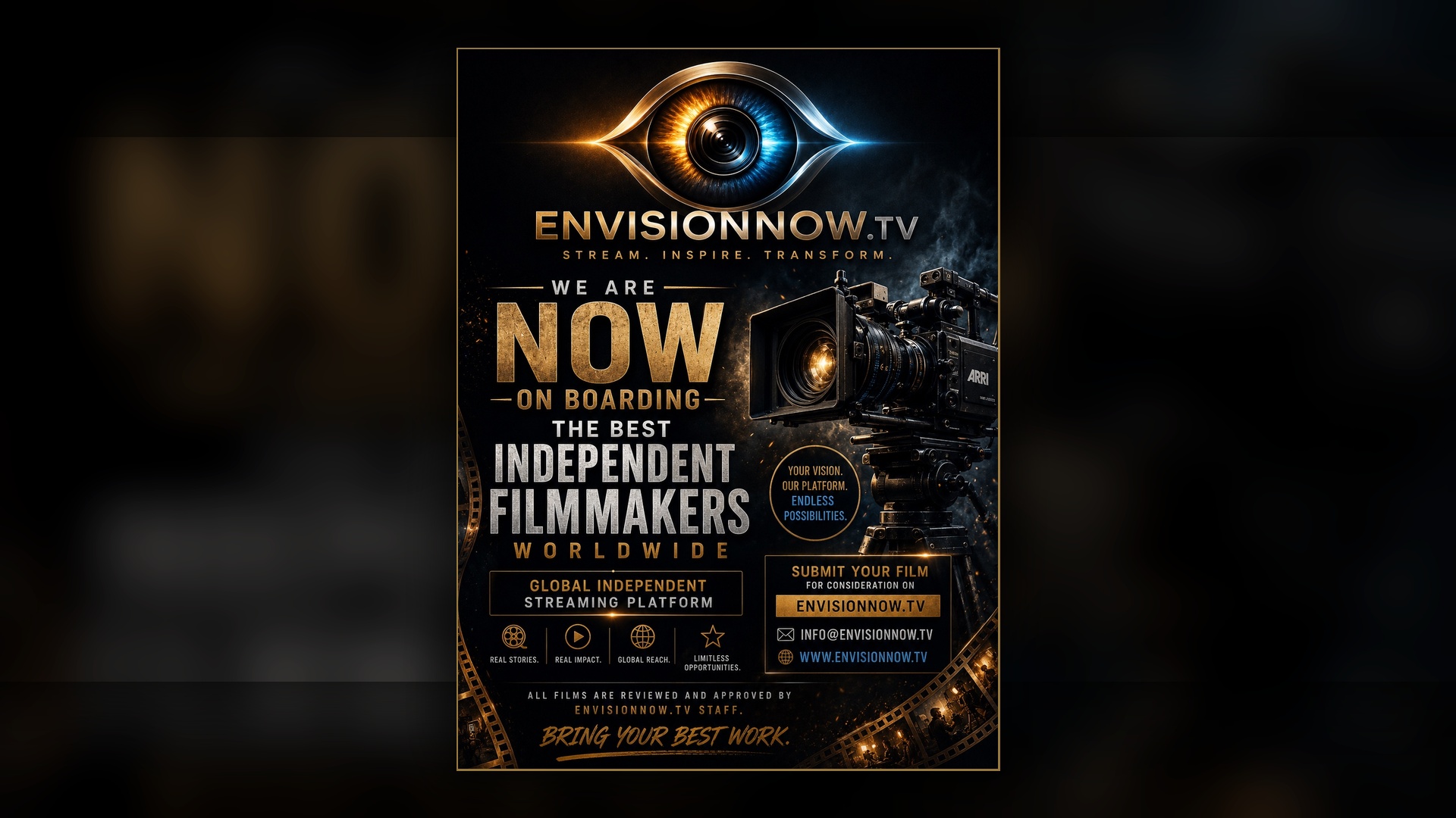 Filmmaker onboarding