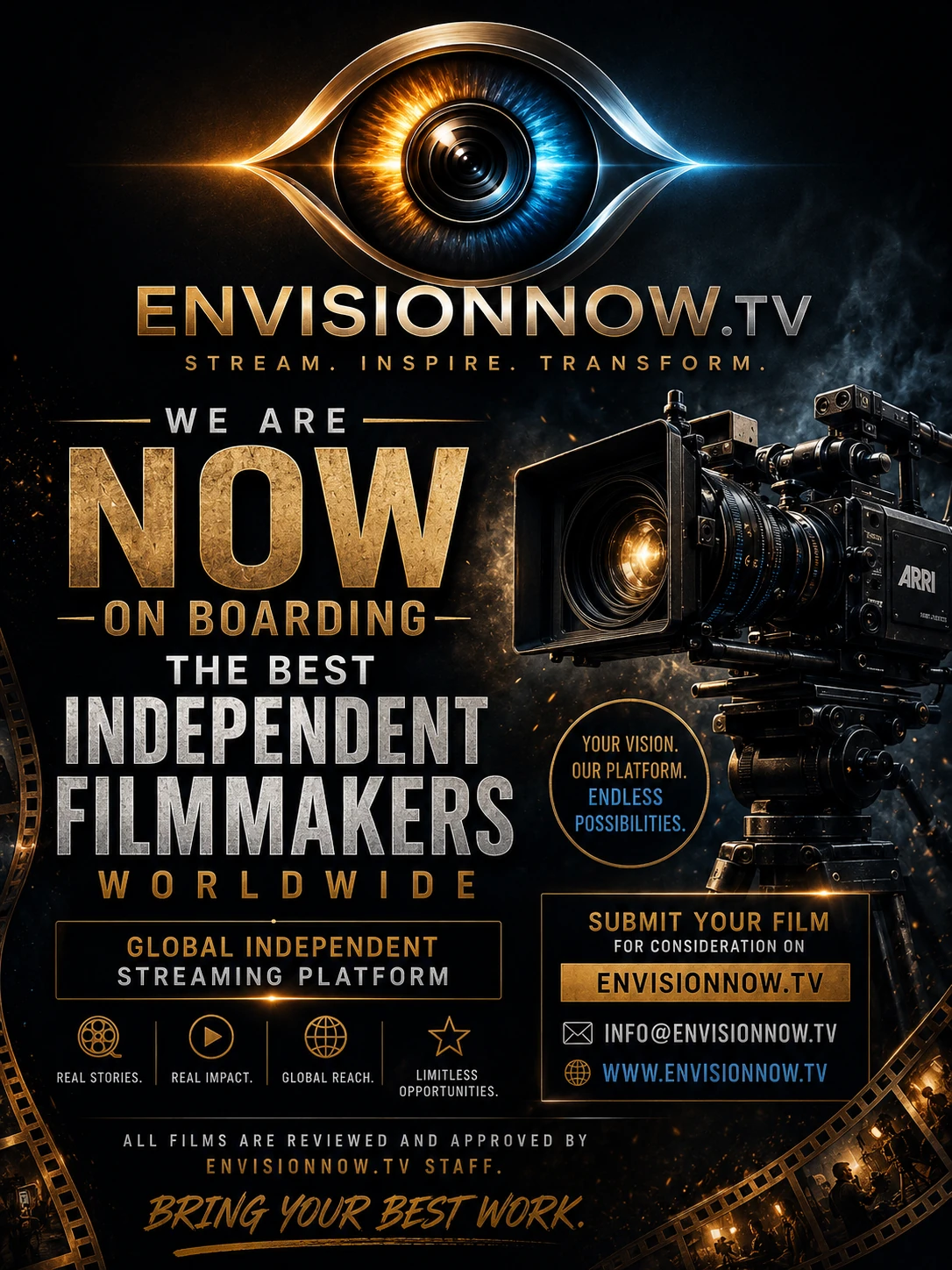 Filmmakers recruitment flyer